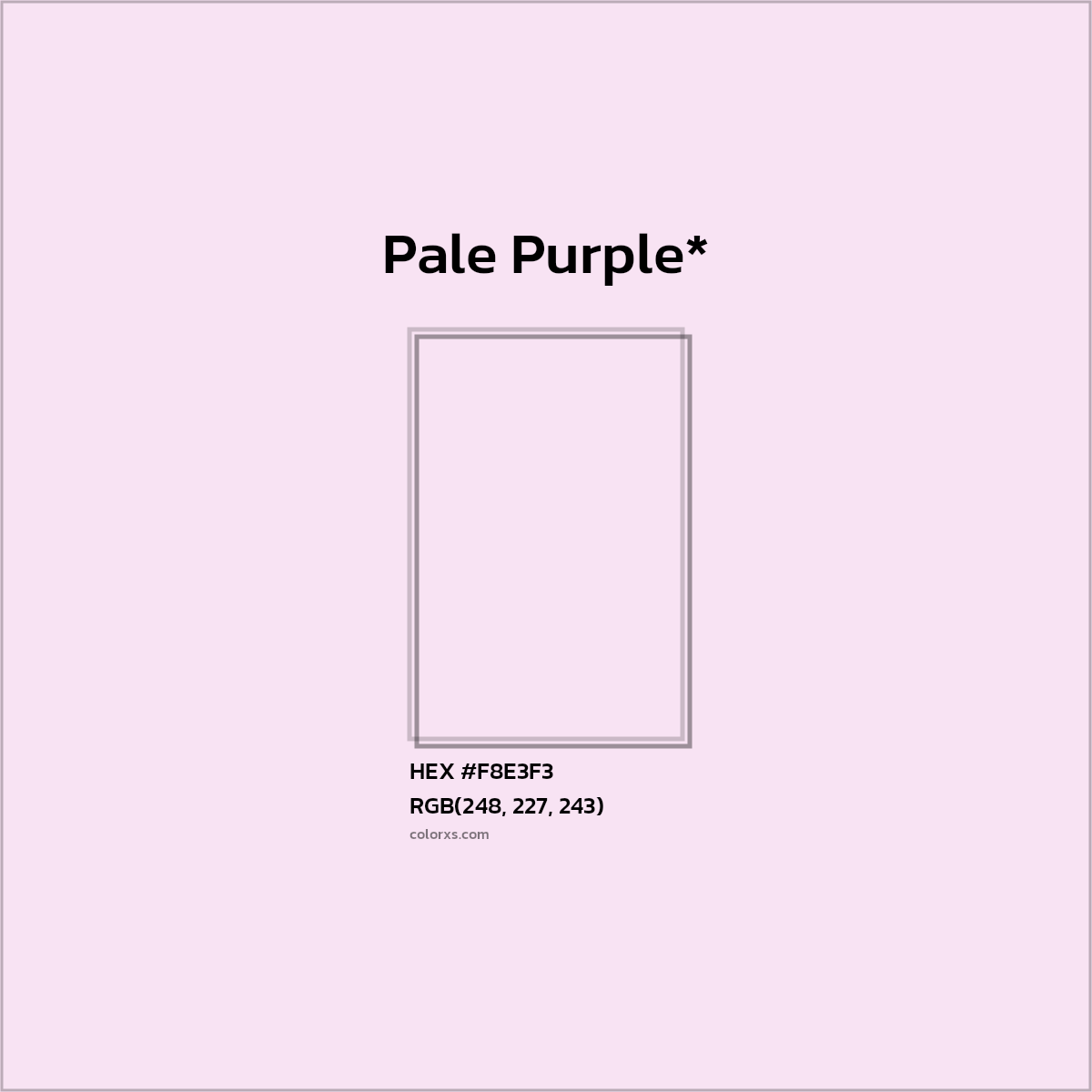 HEX #F8E3F3 Color Name, Color Code, Palettes, Similar Paints, Images