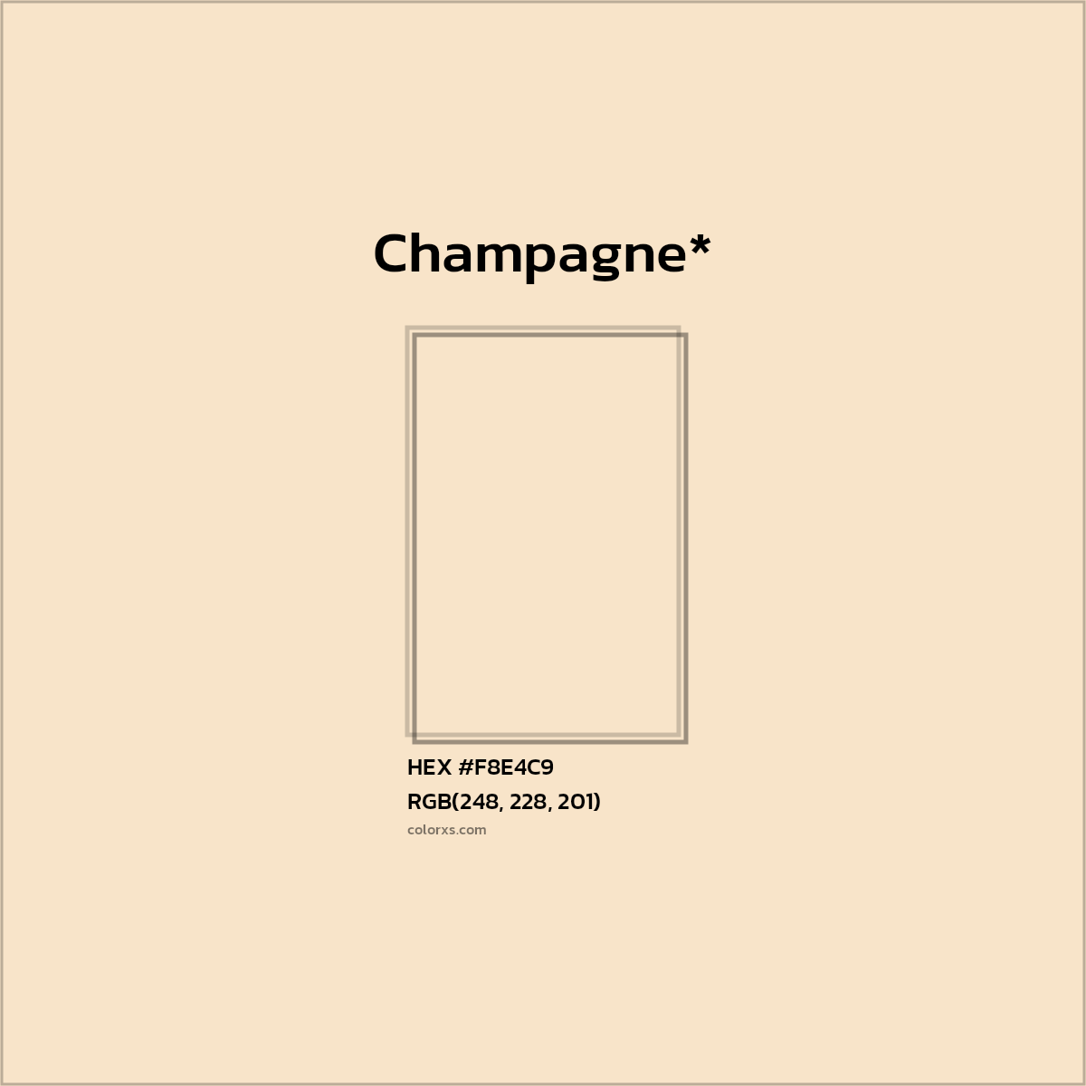 HEX #F8E4C9 Color Name, Color Code, Palettes, Similar Paints, Images
