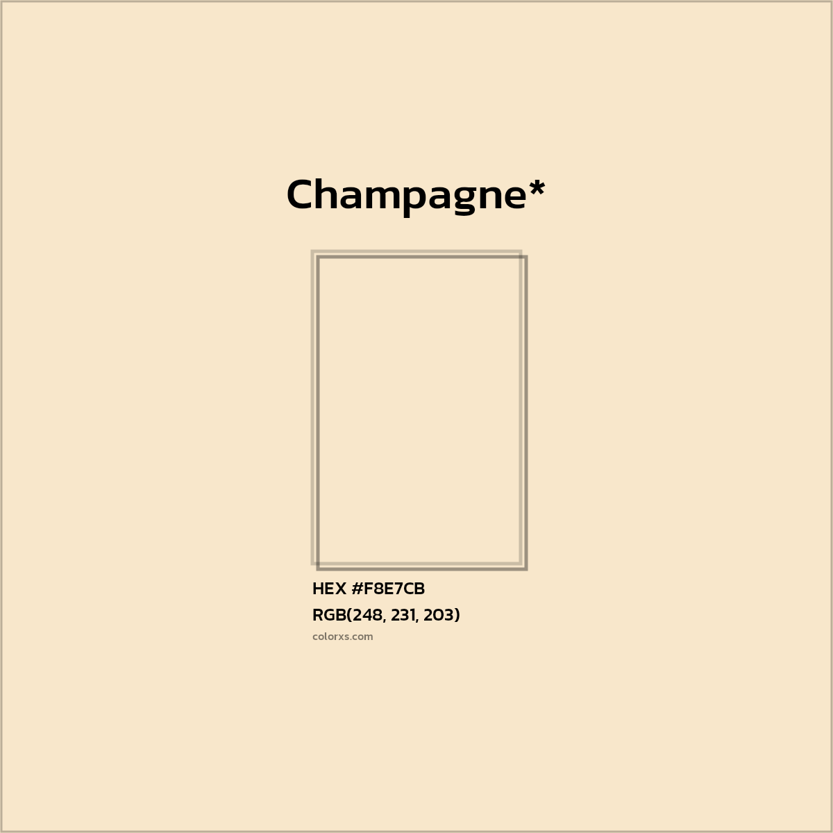 HEX #F8E7CB Color Name, Color Code, Palettes, Similar Paints, Images