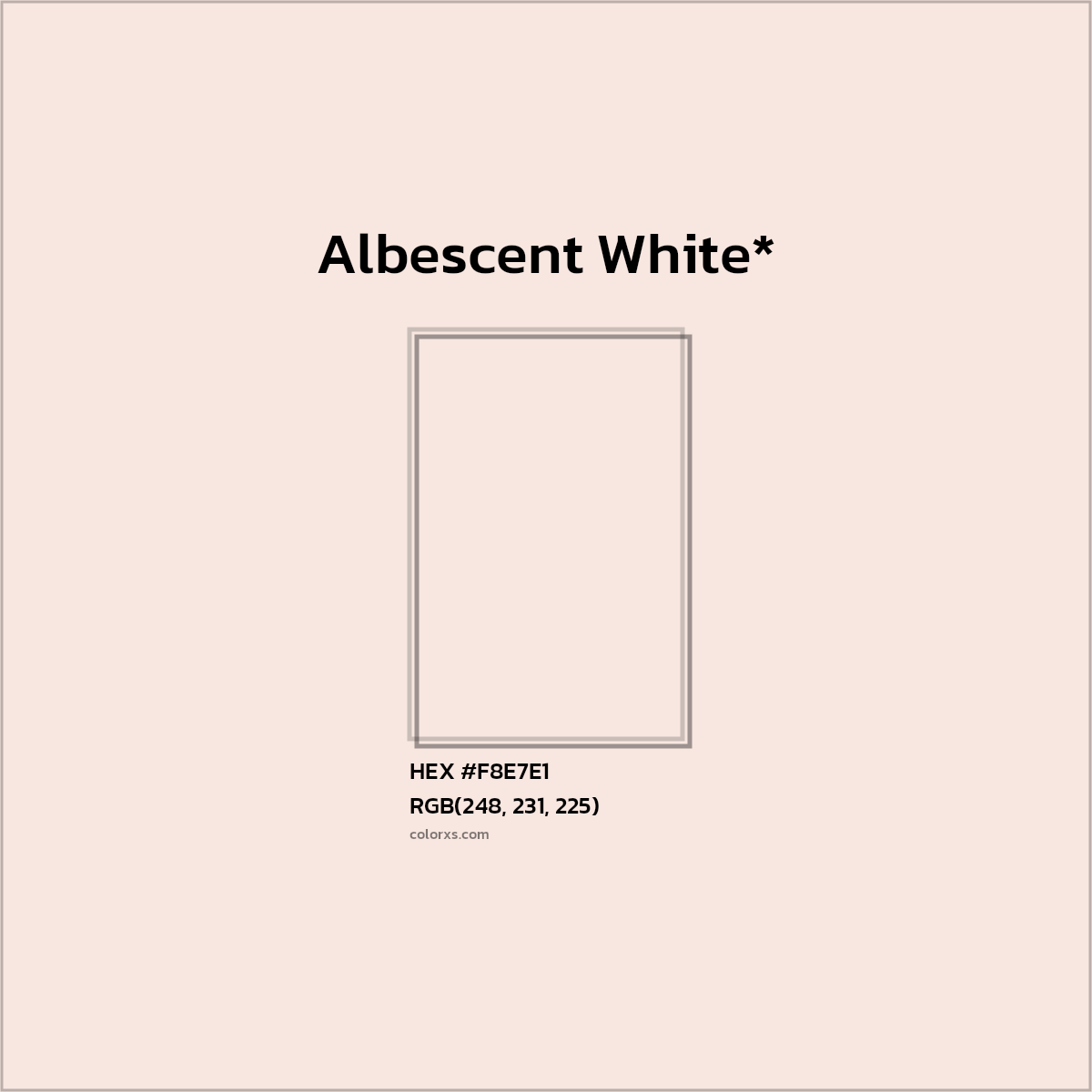 HEX #F8E7E1 Color Name, Color Code, Palettes, Similar Paints, Images