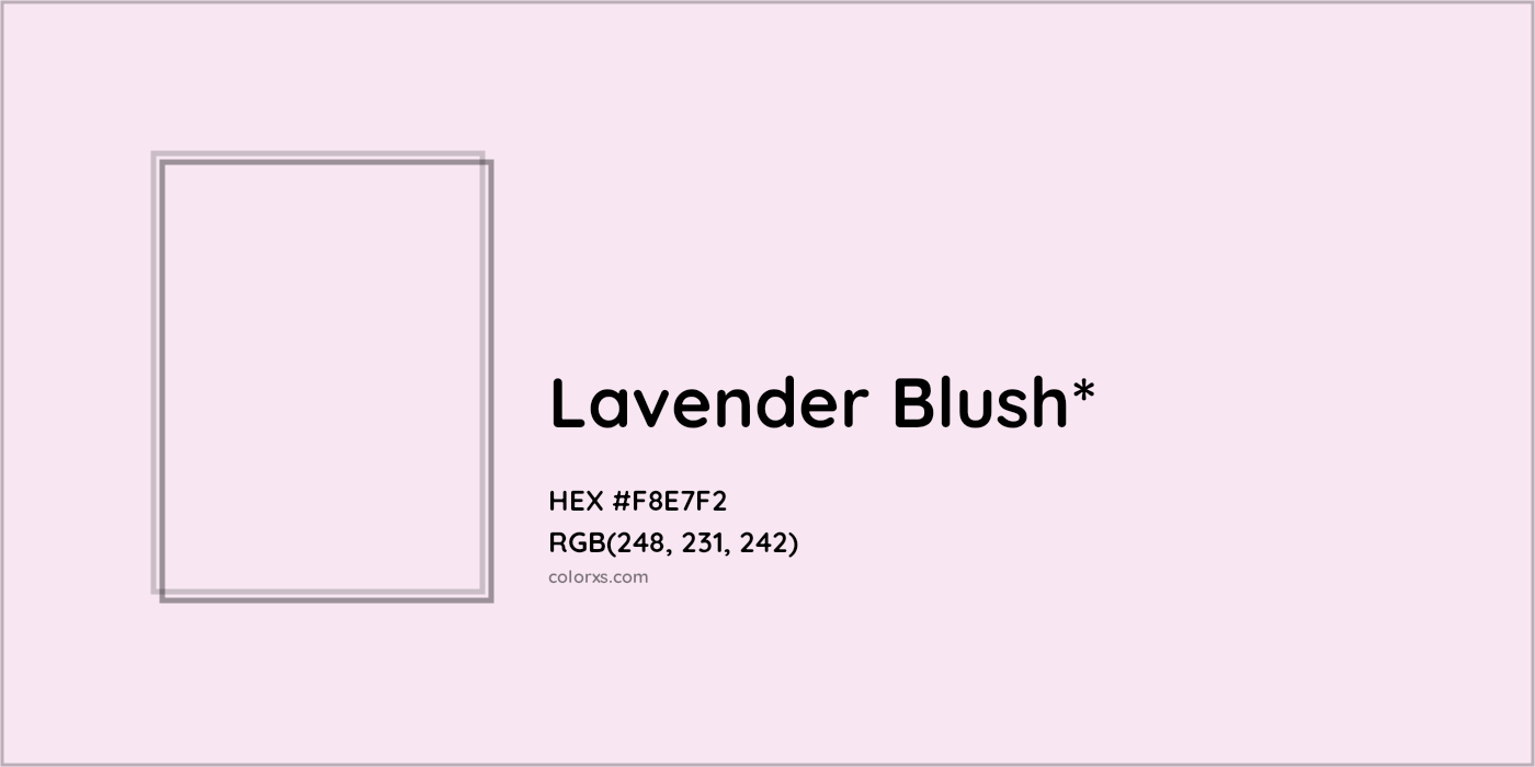 HEX #F8E7F2 Color Name, Color Code, Palettes, Similar Paints, Images