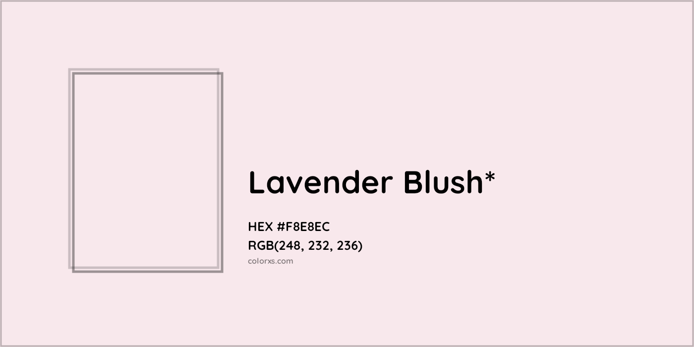 HEX #F8E8EC Color Name, Color Code, Palettes, Similar Paints, Images