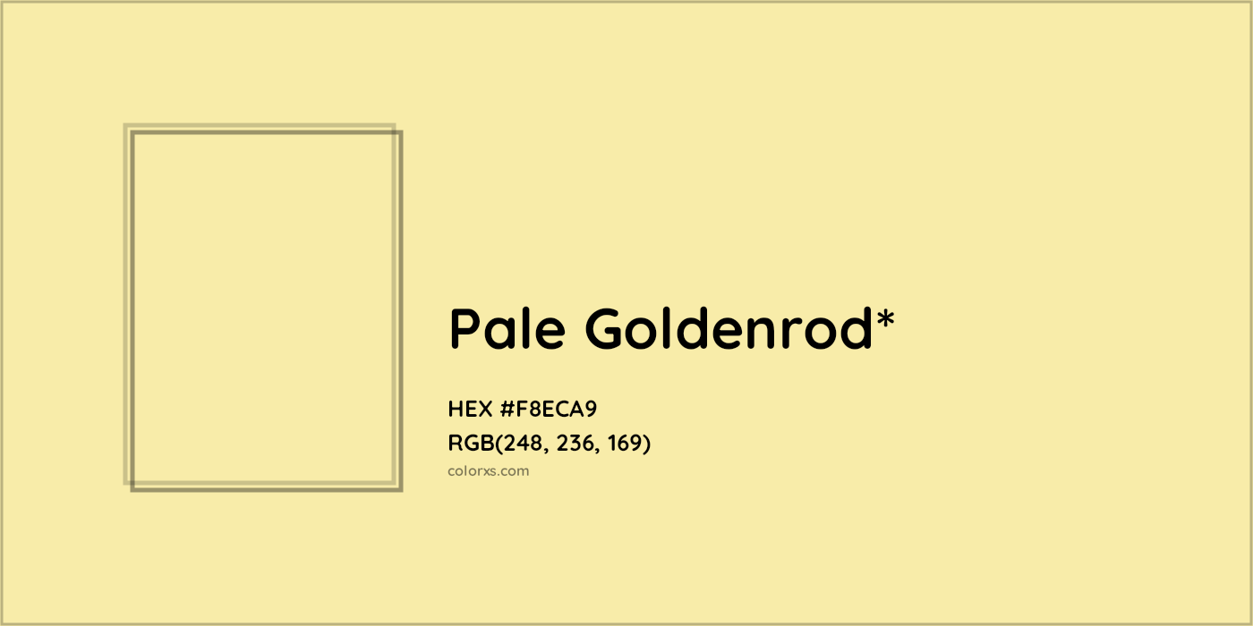 HEX #F8ECA9 Color Name, Color Code, Palettes, Similar Paints, Images