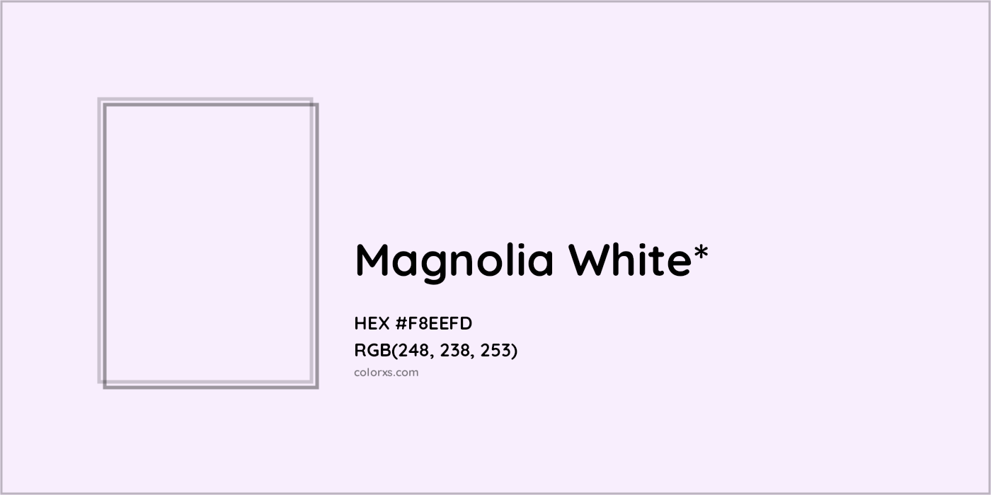 HEX #F8EEFD Color Name, Color Code, Palettes, Similar Paints, Images