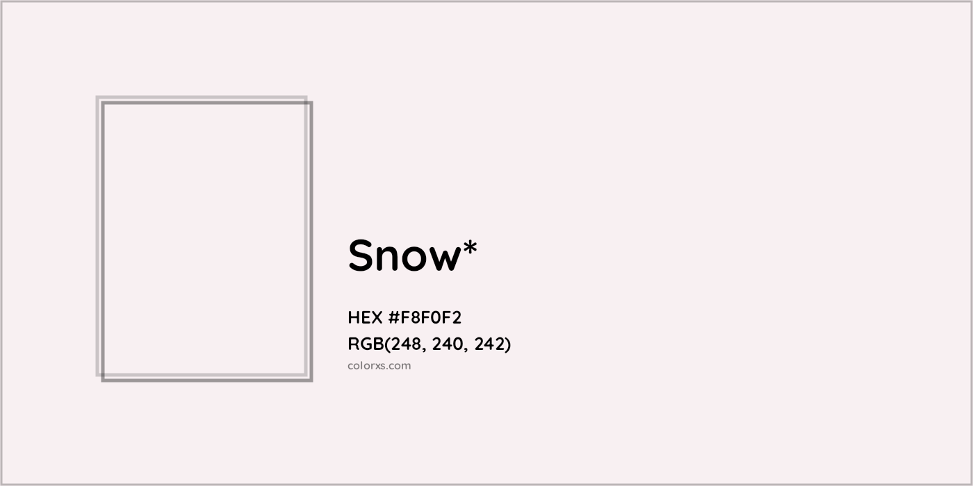 HEX #F8F0F2 Color Name, Color Code, Palettes, Similar Paints, Images