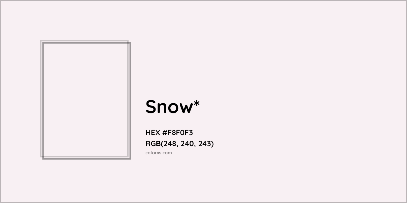 HEX #F8F0F3 Color Name, Color Code, Palettes, Similar Paints, Images