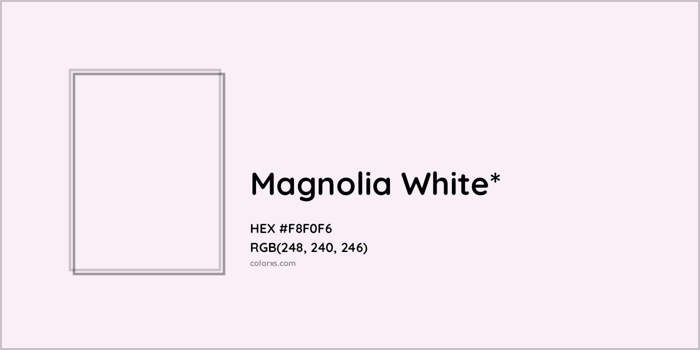 HEX #F8F0F6 Color Name, Color Code, Palettes, Similar Paints, Images