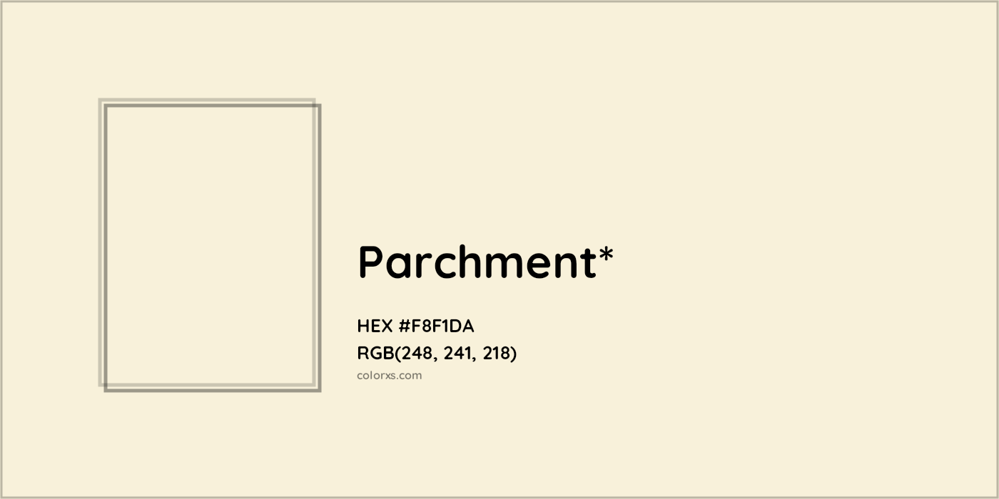 HEX #F8F1DA Color Name, Color Code, Palettes, Similar Paints, Images