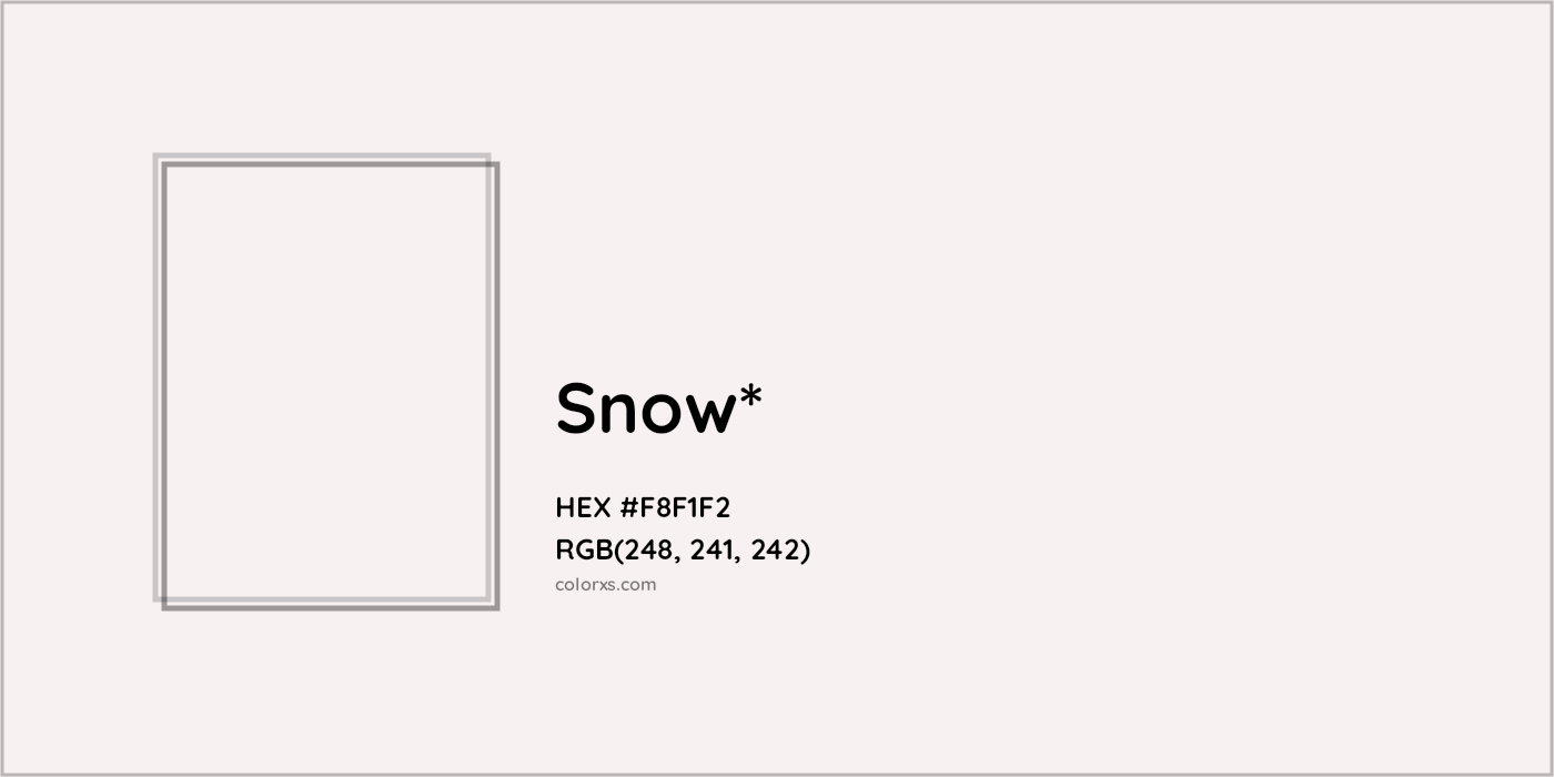 HEX #F8F1F2 Color Name, Color Code, Palettes, Similar Paints, Images