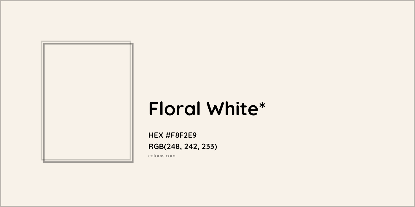 HEX #F8F2E9 Color Name, Color Code, Palettes, Similar Paints, Images