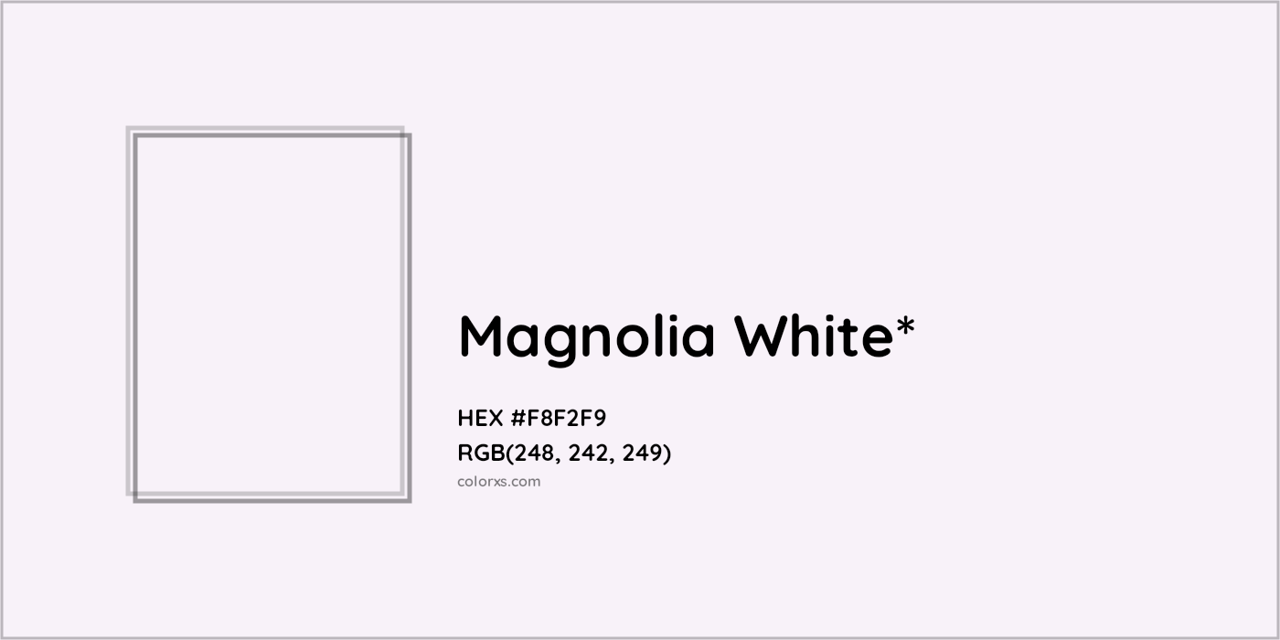 HEX #F8F2F9 Color Name, Color Code, Palettes, Similar Paints, Images