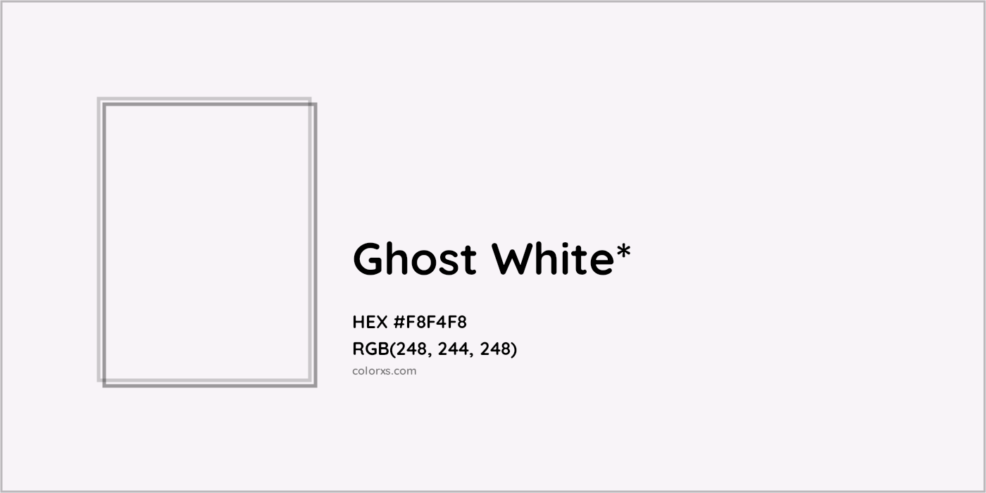 HEX #F8F4F8 Color Name, Color Code, Palettes, Similar Paints, Images