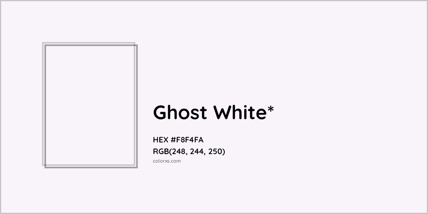 HEX #F8F4FA Color Name, Color Code, Palettes, Similar Paints, Images