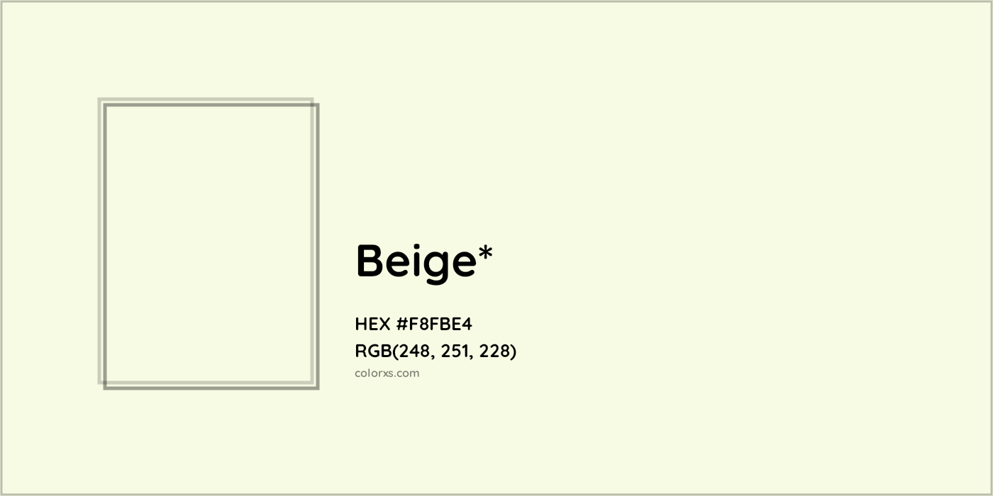 HEX #F8FBE4 Color Name, Color Code, Palettes, Similar Paints, Images