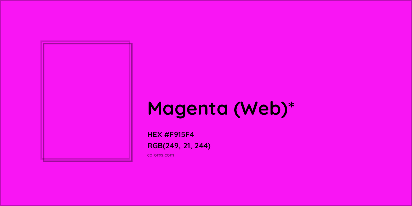 HEX #F915F4 Color Name, Color Code, Palettes, Similar Paints, Images