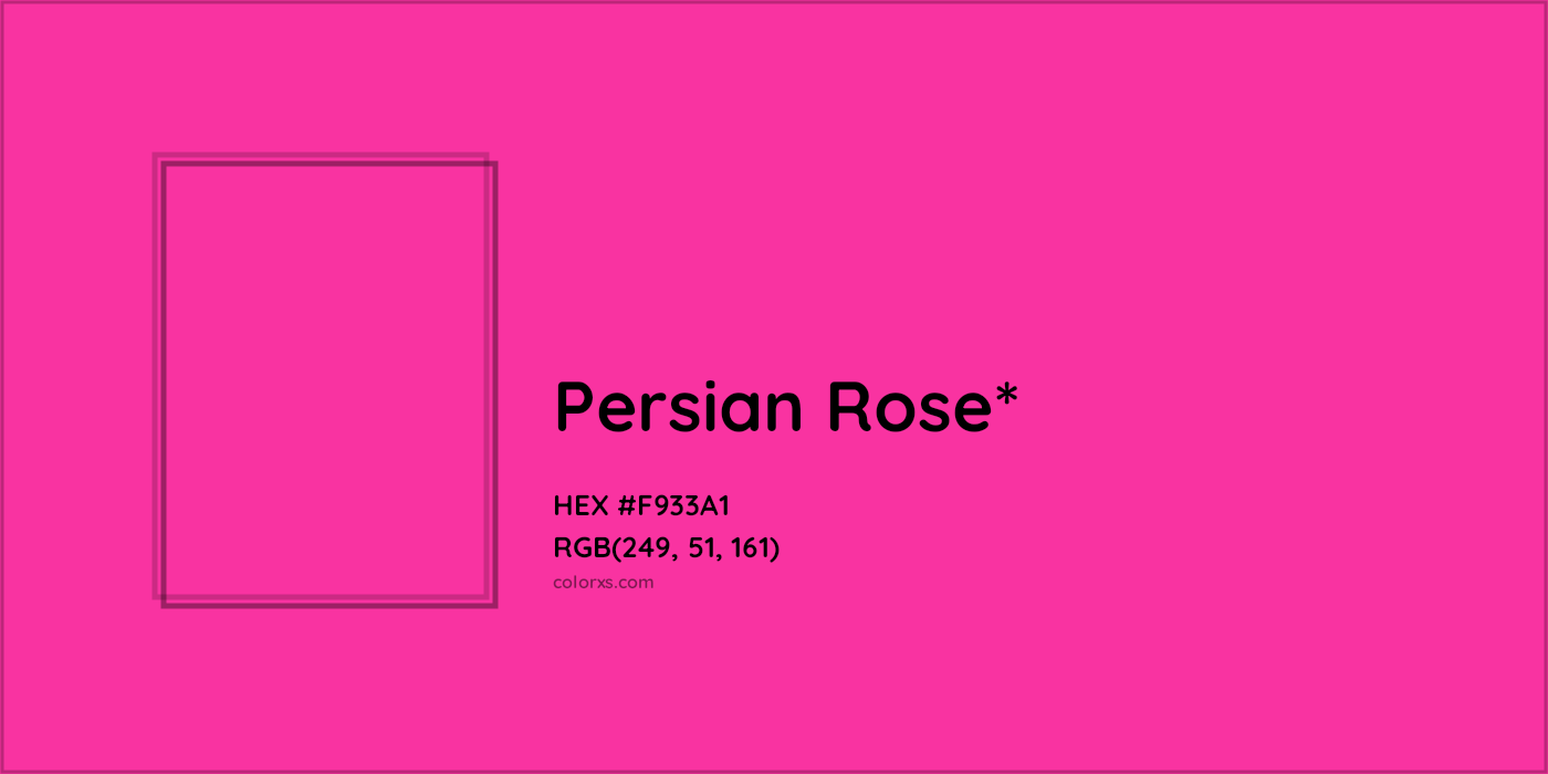 HEX #F933A1 Color Name, Color Code, Palettes, Similar Paints, Images