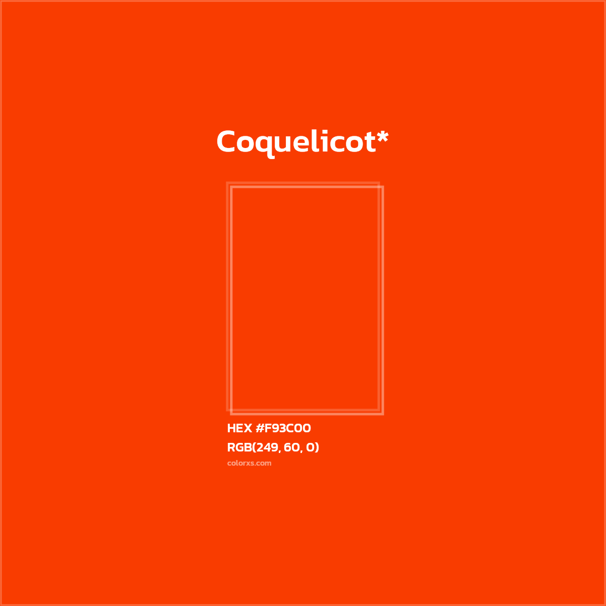 HEX #F93C00 Color Name, Color Code, Palettes, Similar Paints, Images