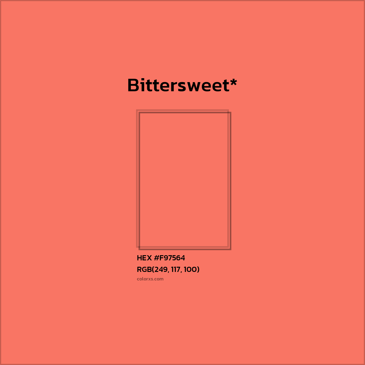 HEX #F97564 Color Name, Color Code, Palettes, Similar Paints, Images