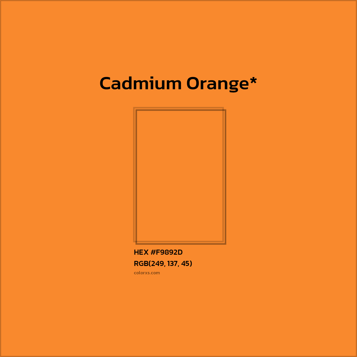 HEX #F9892D Color Name, Color Code, Palettes, Similar Paints, Images