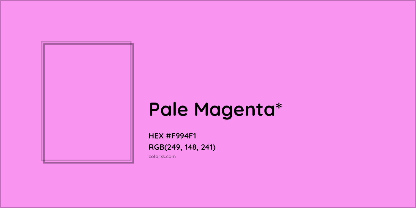 HEX #F994F1 Color Name, Color Code, Palettes, Similar Paints, Images