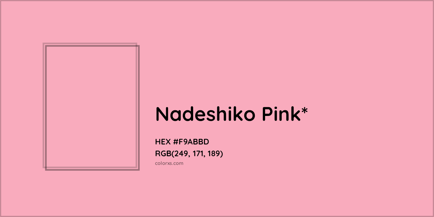 HEX #F9ABBD Color Name, Color Code, Palettes, Similar Paints, Images