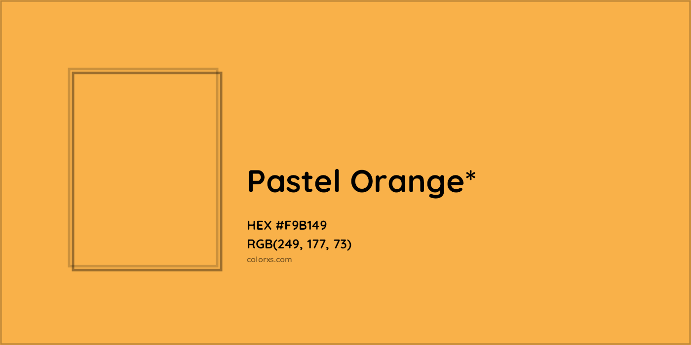 HEX #F9B149 Color Name, Color Code, Palettes, Similar Paints, Images