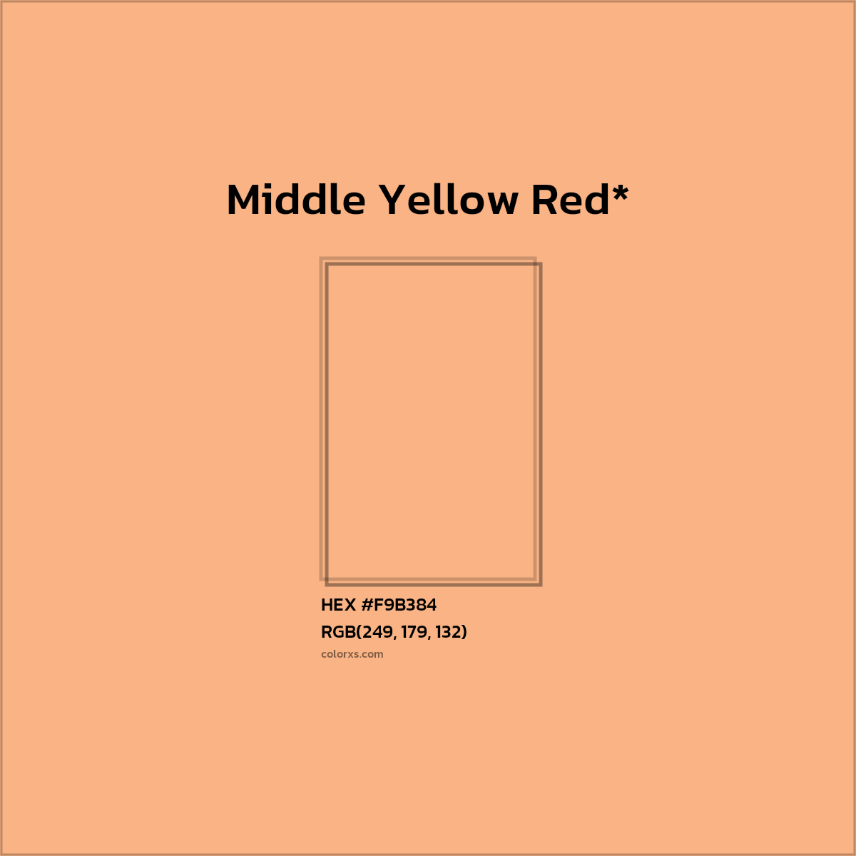 HEX #F9B384 Color Name, Color Code, Palettes, Similar Paints, Images