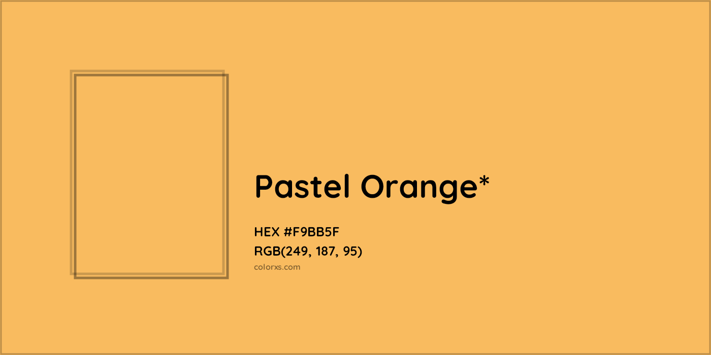 HEX #F9BB5F Color Name, Color Code, Palettes, Similar Paints, Images