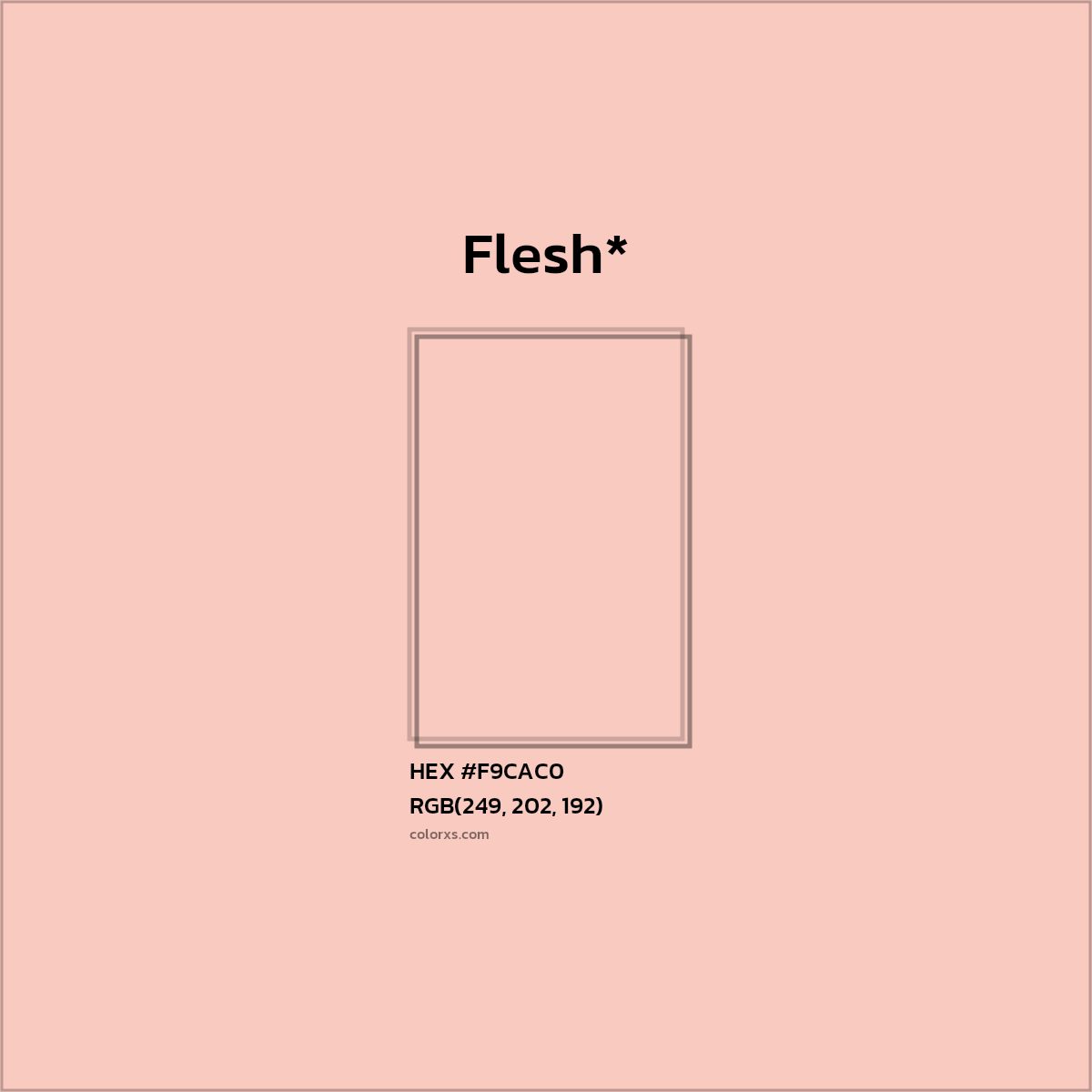 HEX #F9CAC0 Color Name, Color Code, Palettes, Similar Paints, Images