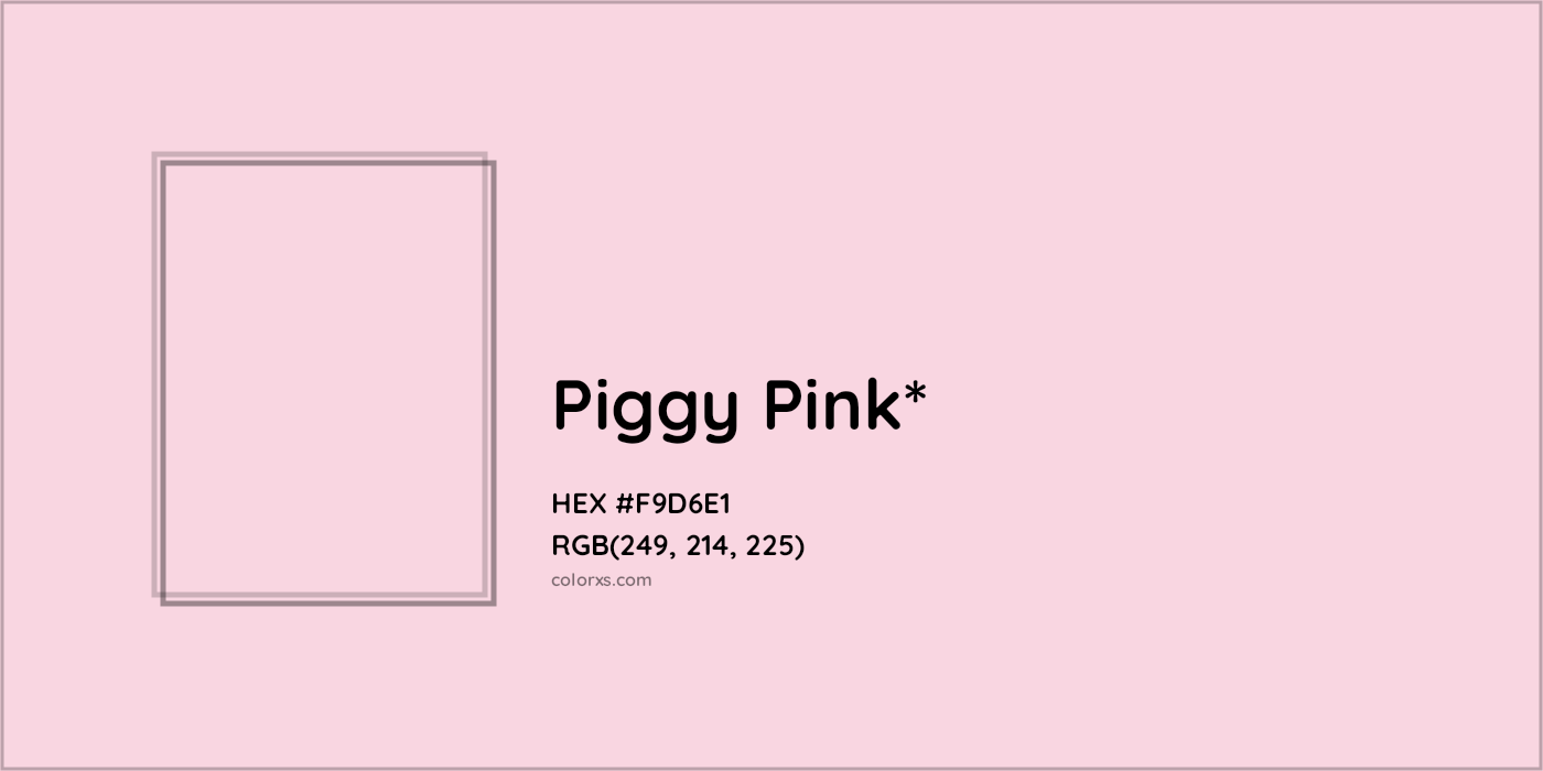 HEX #F9D6E1 Color Name, Color Code, Palettes, Similar Paints, Images