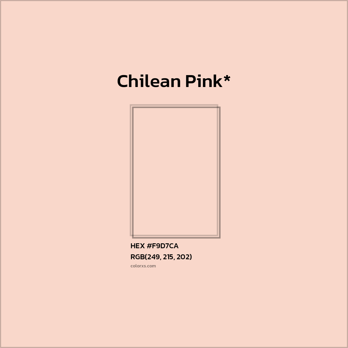 HEX #F9D7CA Color Name, Color Code, Palettes, Similar Paints, Images