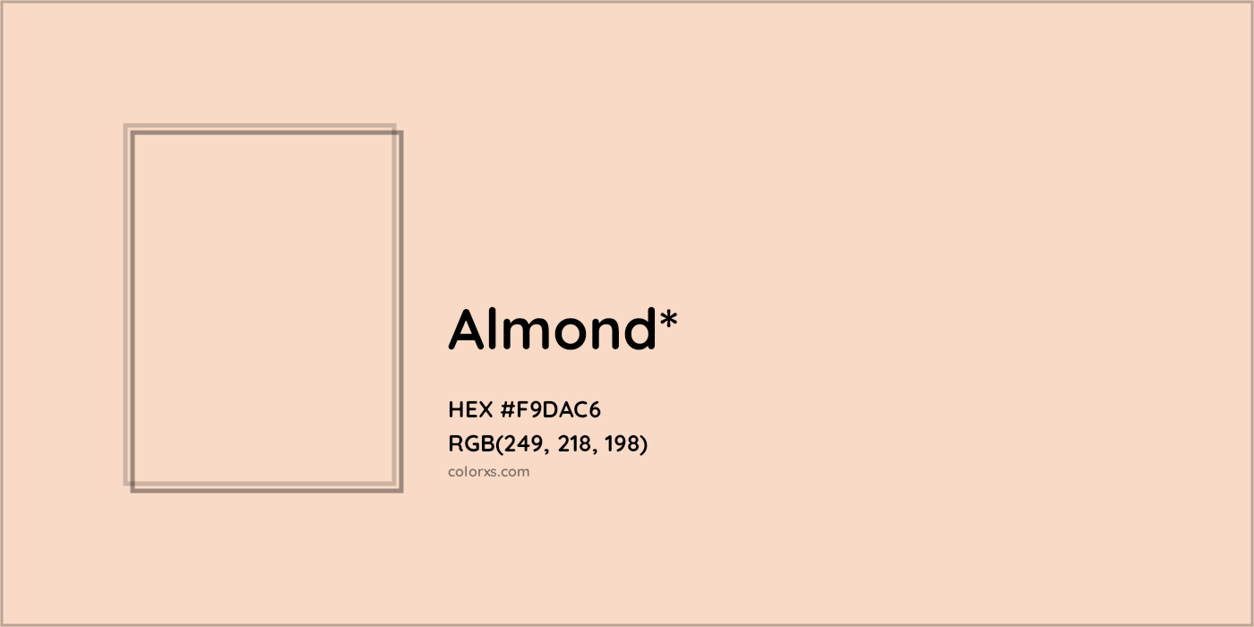 HEX #F9DAC6 Color Name, Color Code, Palettes, Similar Paints, Images
