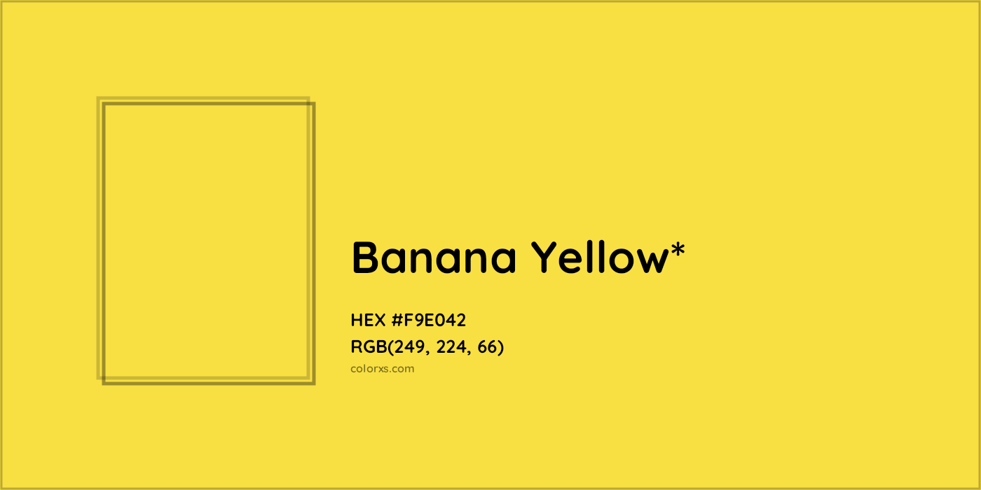 HEX #F9E042 Color Name, Color Code, Palettes, Similar Paints, Images