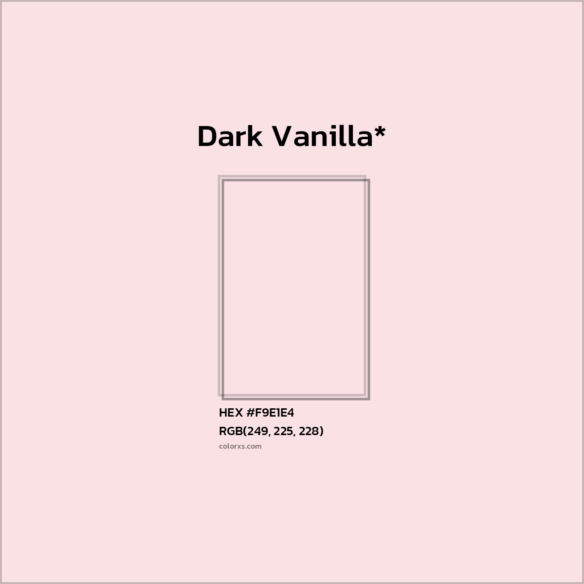 HEX #F9E1E4 Color Name, Color Code, Palettes, Similar Paints, Images