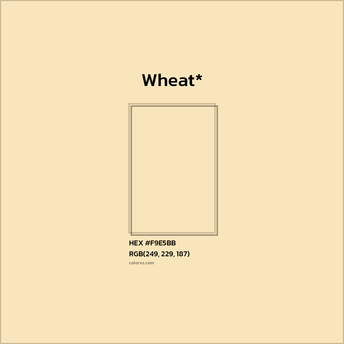 HEX #F9E5BB Color Name, Color Code, Palettes, Similar Paints, Images