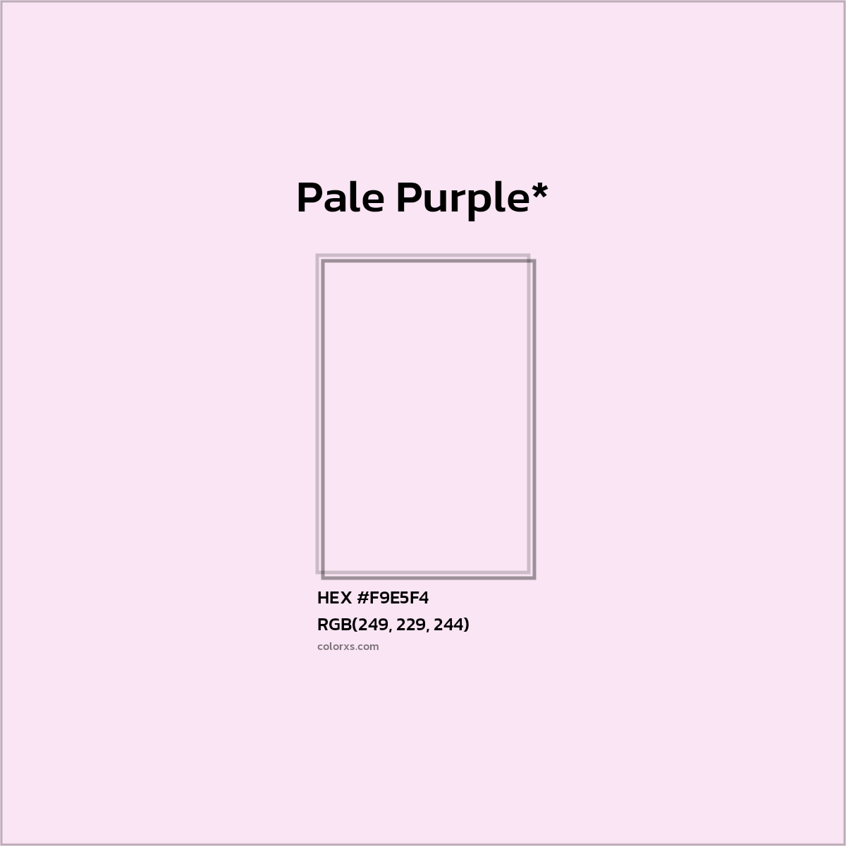 HEX #F9E5F4 Color Name, Color Code, Palettes, Similar Paints, Images