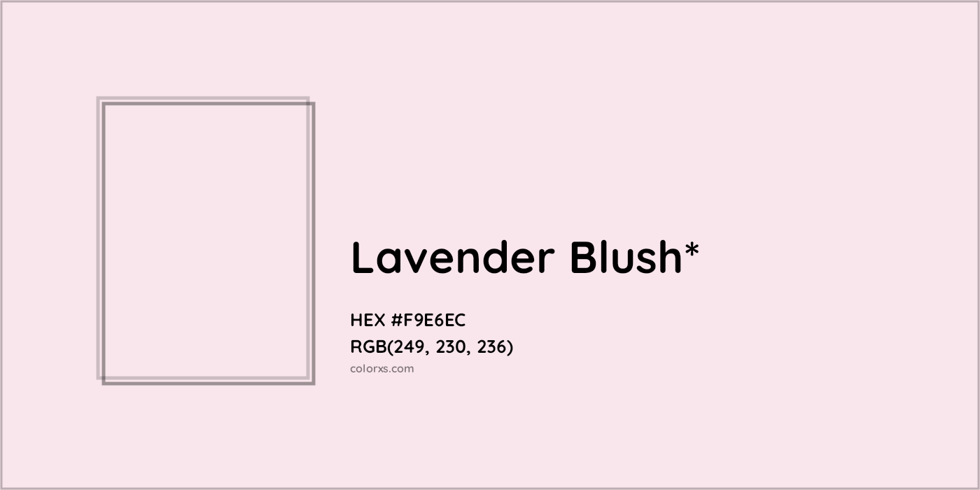 HEX #F9E6EC Color Name, Color Code, Palettes, Similar Paints, Images