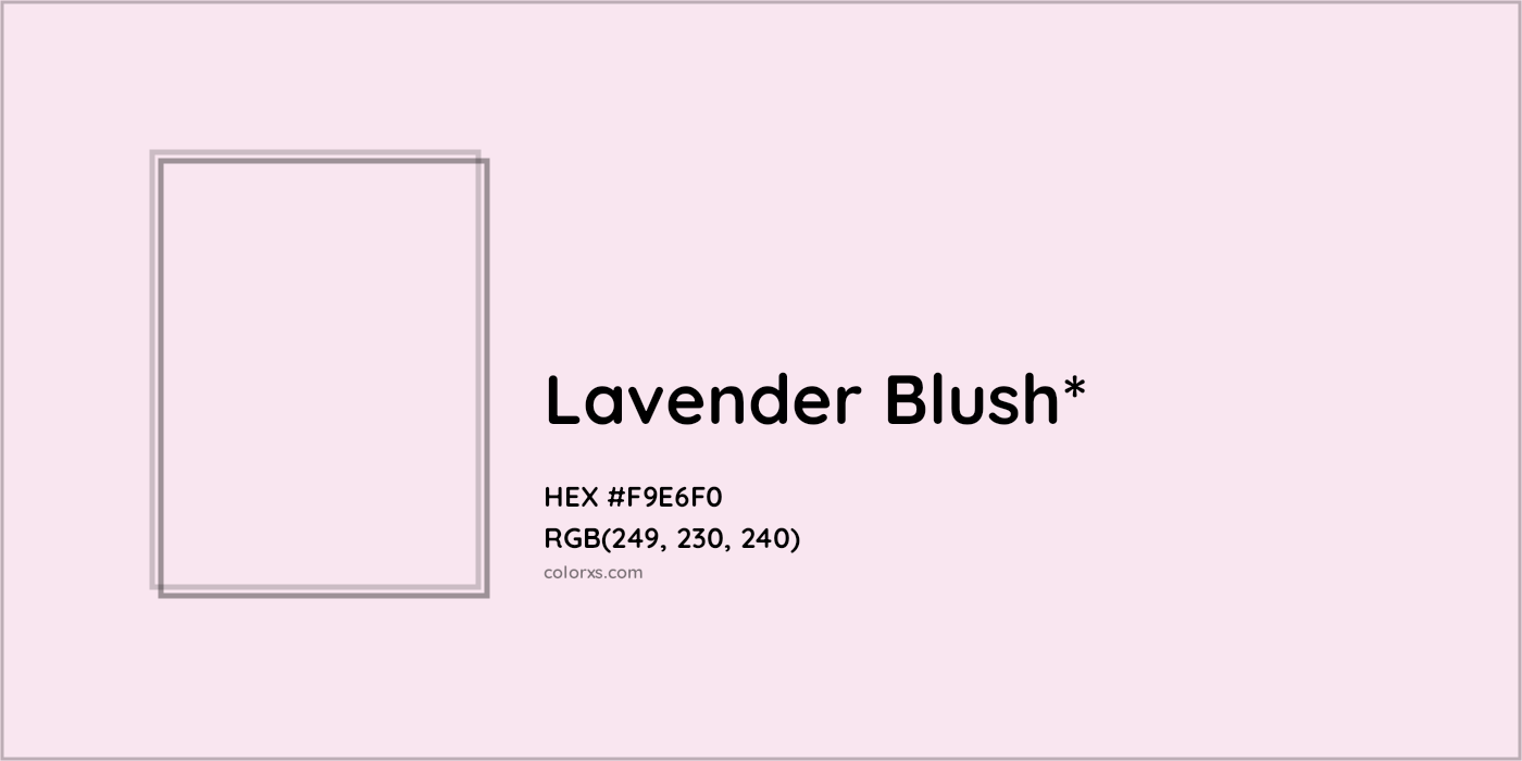 HEX #F9E6F0 Color Name, Color Code, Palettes, Similar Paints, Images