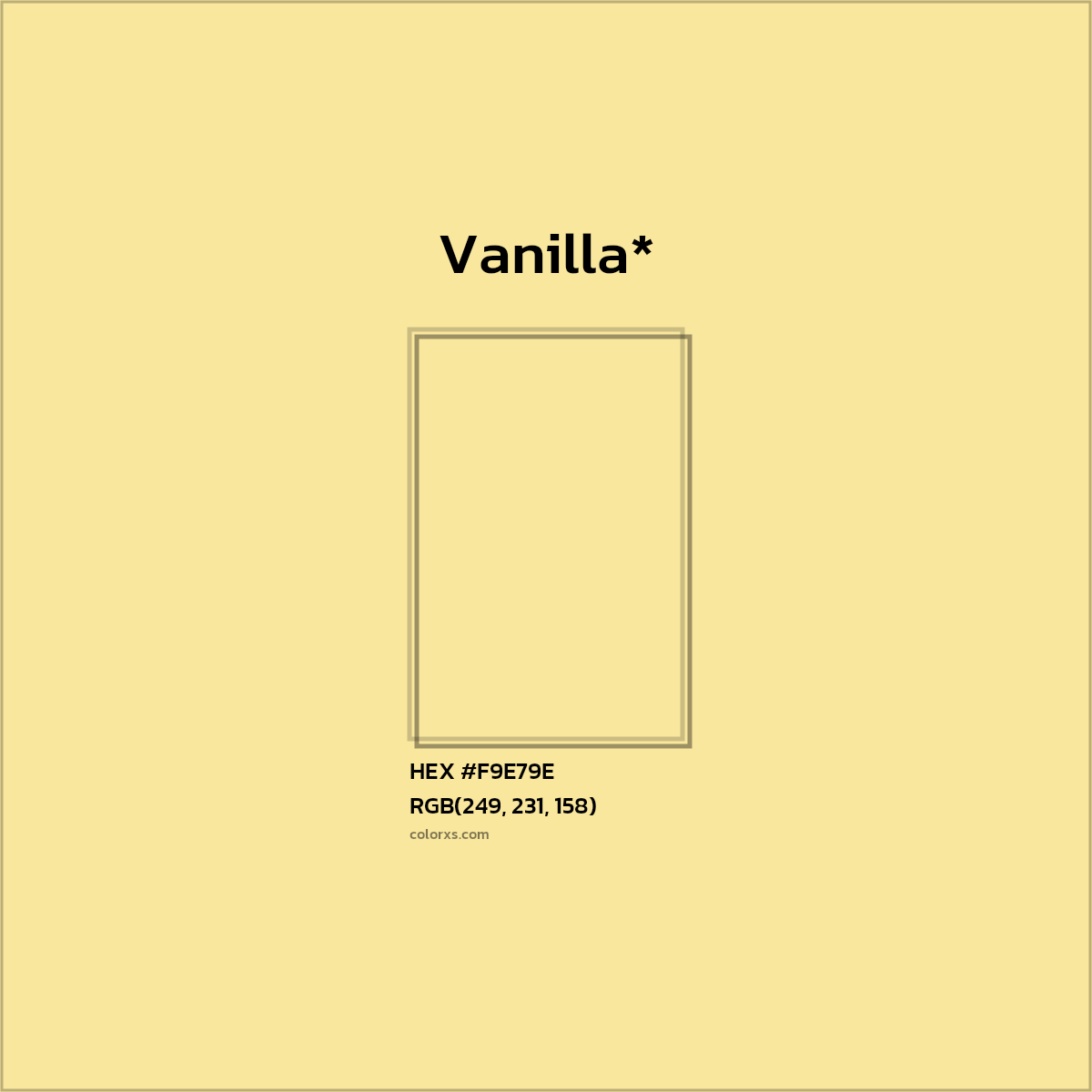 HEX #F9E79E Color Name, Color Code, Palettes, Similar Paints, Images