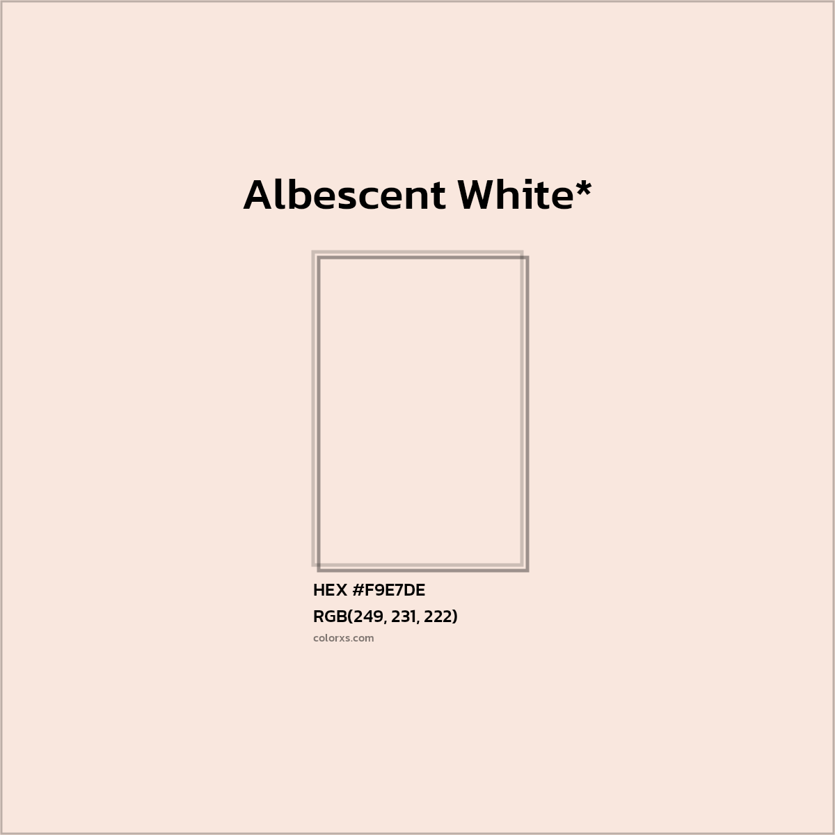 HEX #F9E7DE Color Name, Color Code, Palettes, Similar Paints, Images