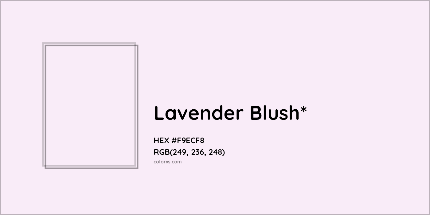 HEX #F9ECF8 Color Name, Color Code, Palettes, Similar Paints, Images