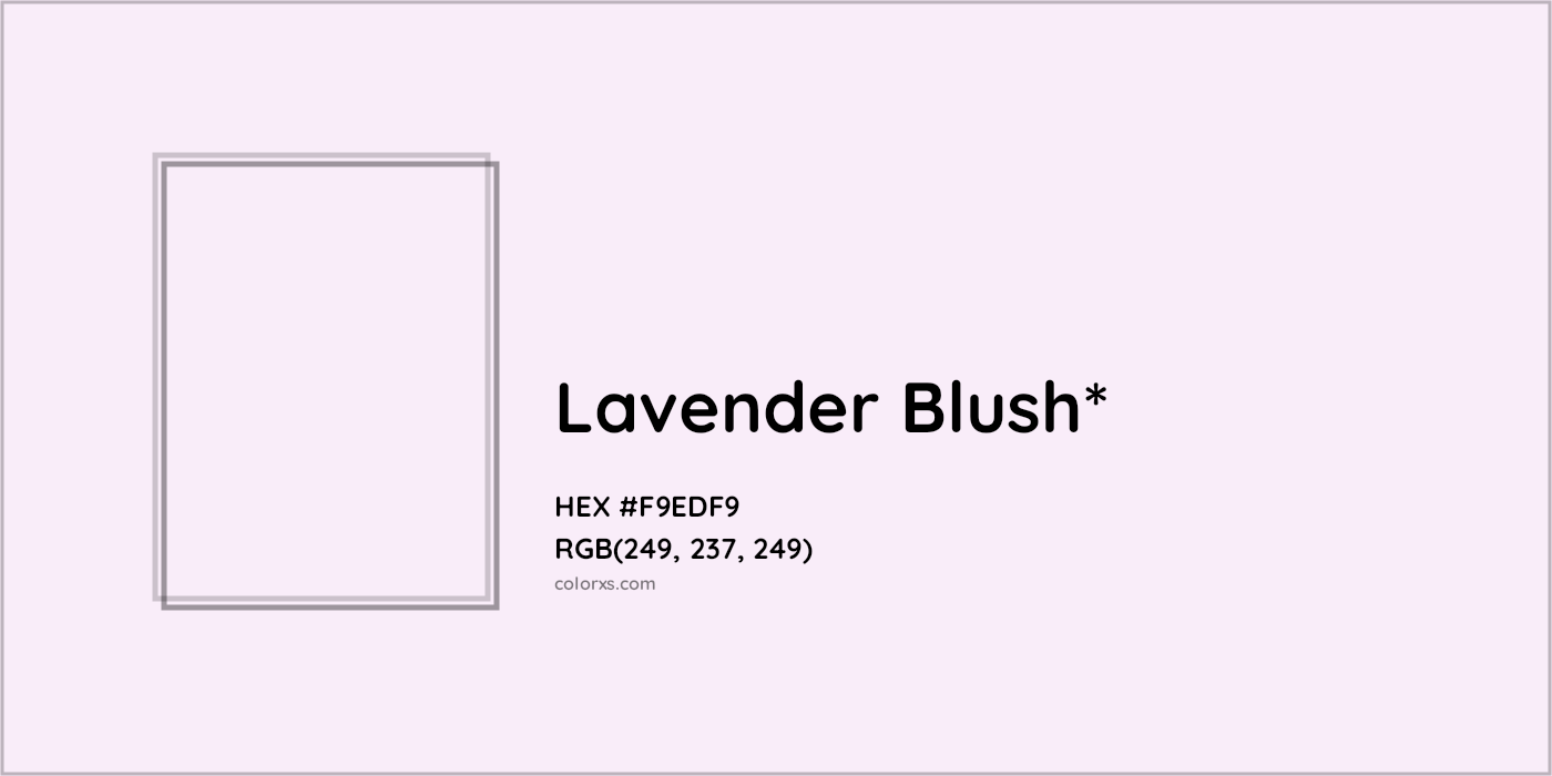 HEX #F9EDF9 Color Name, Color Code, Palettes, Similar Paints, Images