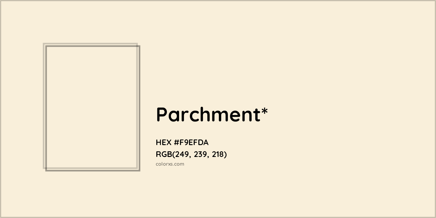 HEX #F9EFDA Color Name, Color Code, Palettes, Similar Paints, Images