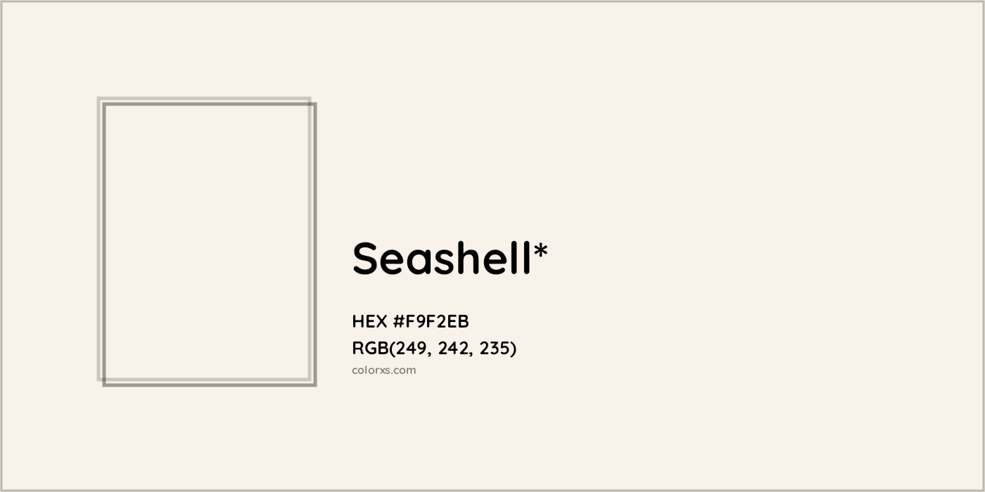 HEX #F9F2EB Color Name, Color Code, Palettes, Similar Paints, Images