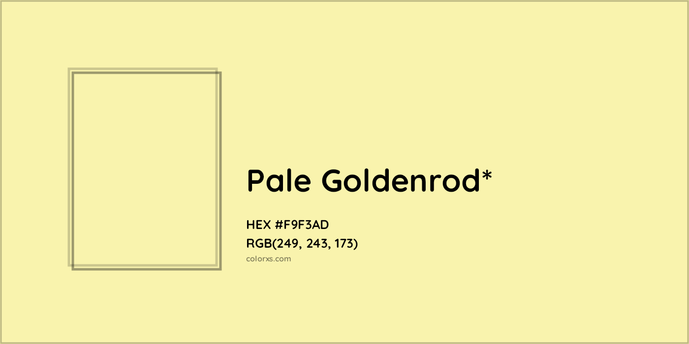 HEX #F9F3AD Color Name, Color Code, Palettes, Similar Paints, Images