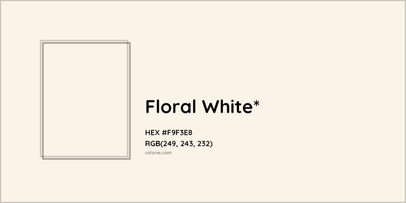 HEX #F9F3E8 Color Name, Color Code, Palettes, Similar Paints, Images