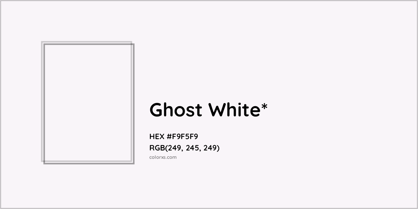 HEX #F9F5F9 Color Name, Color Code, Palettes, Similar Paints, Images