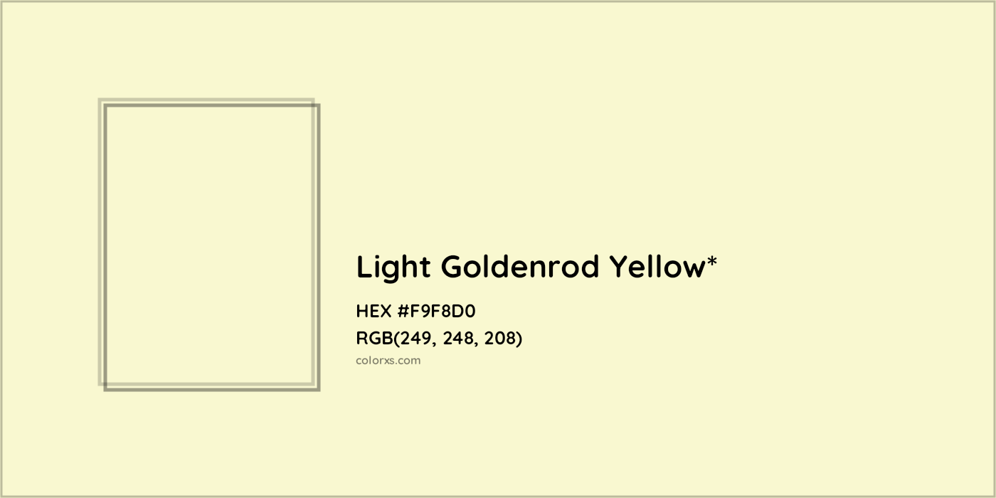 HEX #F9F8D0 Color Name, Color Code, Palettes, Similar Paints, Images
