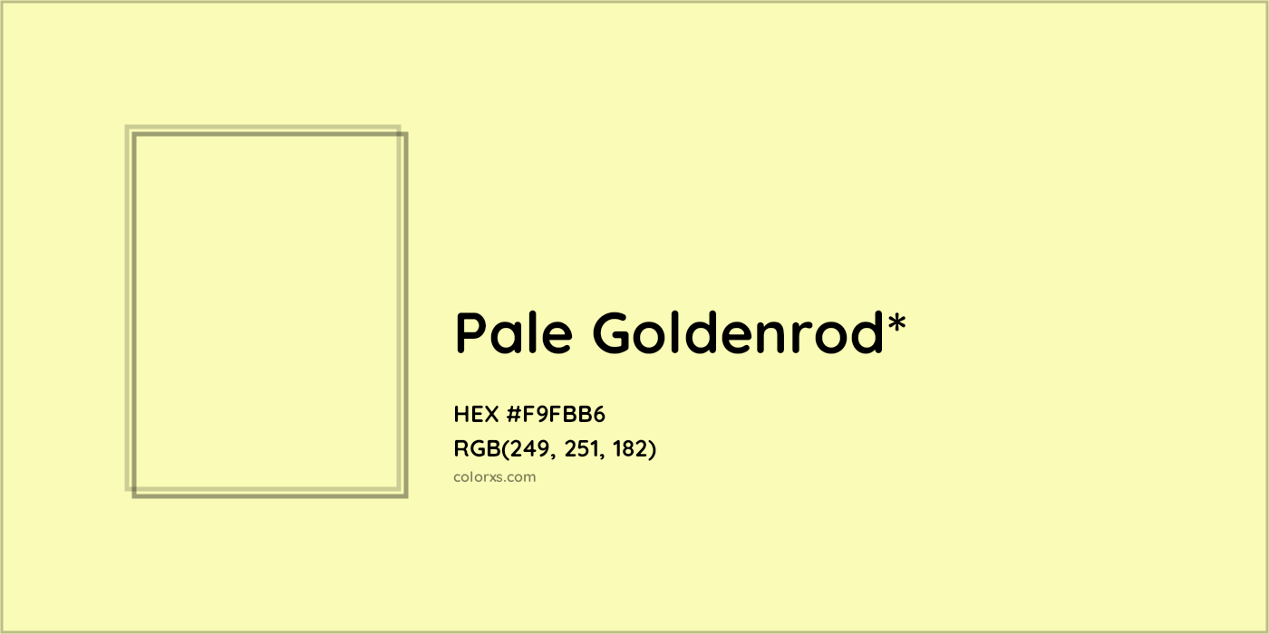HEX #F9FBB6 Color Name, Color Code, Palettes, Similar Paints, Images