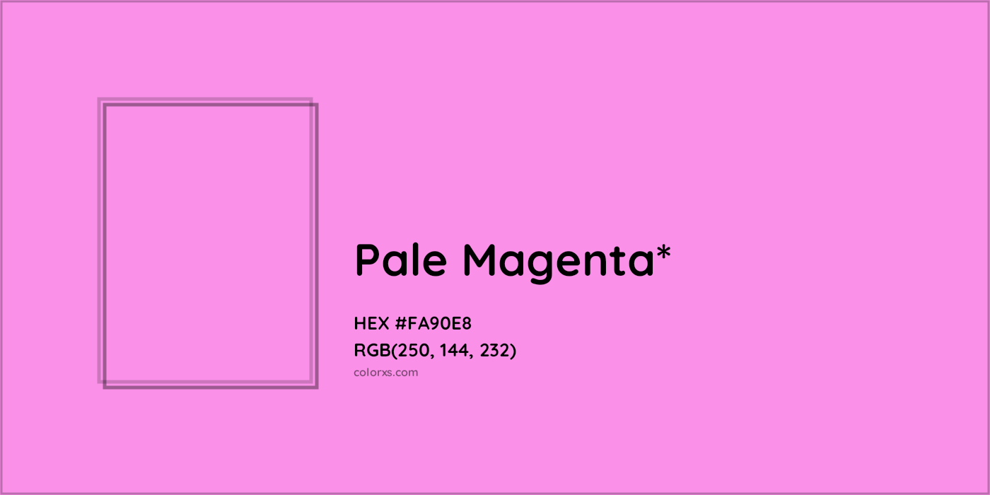 HEX #FA90E8 Color Name, Color Code, Palettes, Similar Paints, Images